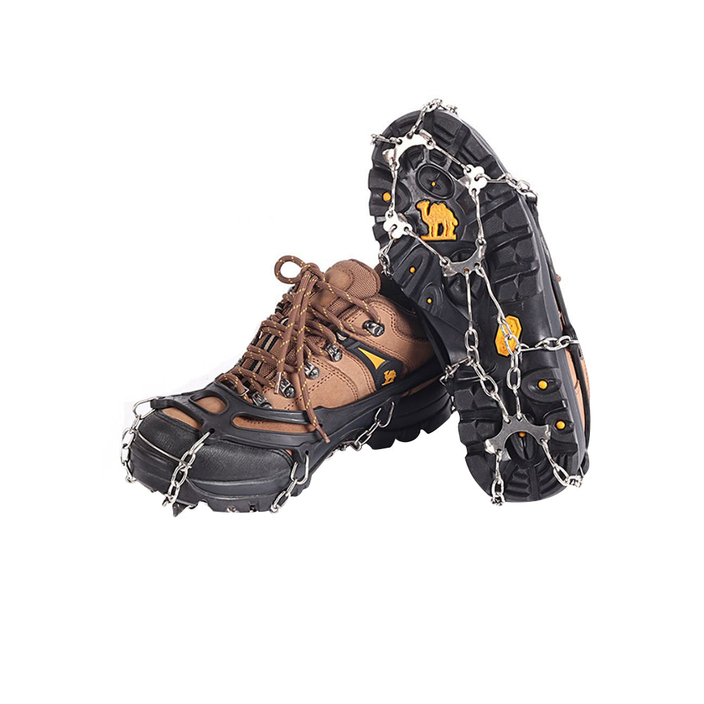 Shoes Traction Cleats Ice Snow Grips with 10 Stainless Steel Spikes