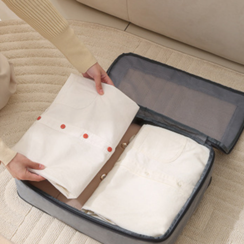 6Pcs Travel Luggage Compression Packing Cube Storage Bags