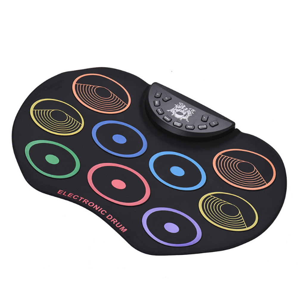 Portable Tabletop Roll-Up Electronic Drum Kit