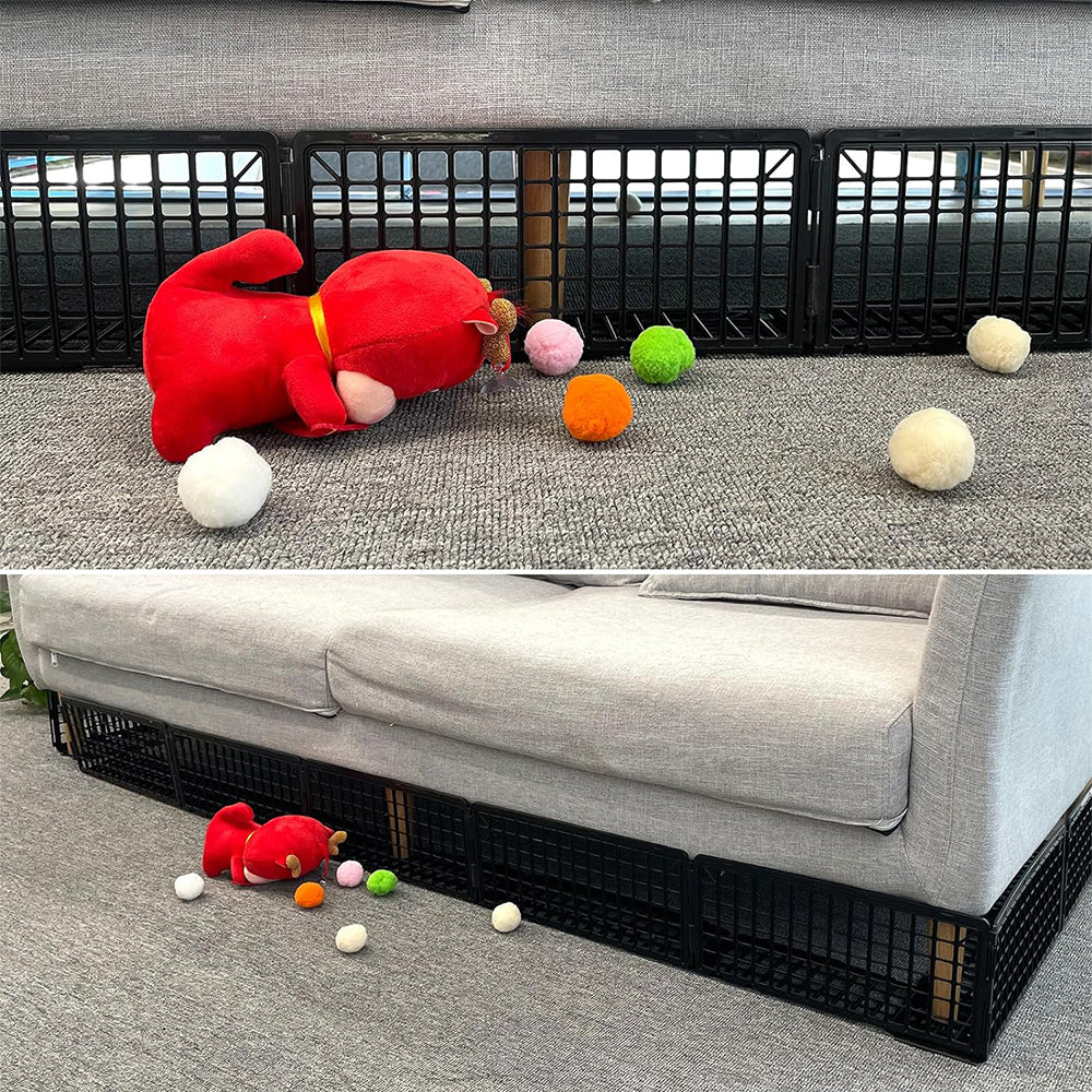 10Pcs Under Bed Guards Blocking Fence Detachable Fruit Basket