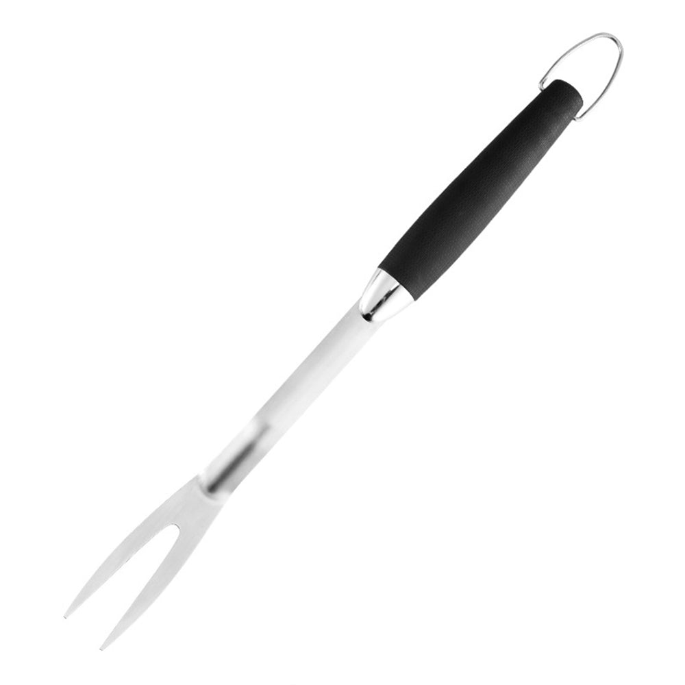3 Piece Stainless Steel BBQ Fork Spatula and Tongs Tool Set