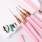 5PCS Nail Art Liner Brushes Set Nail Tools For Long Lines Thin Details Fine Drawing