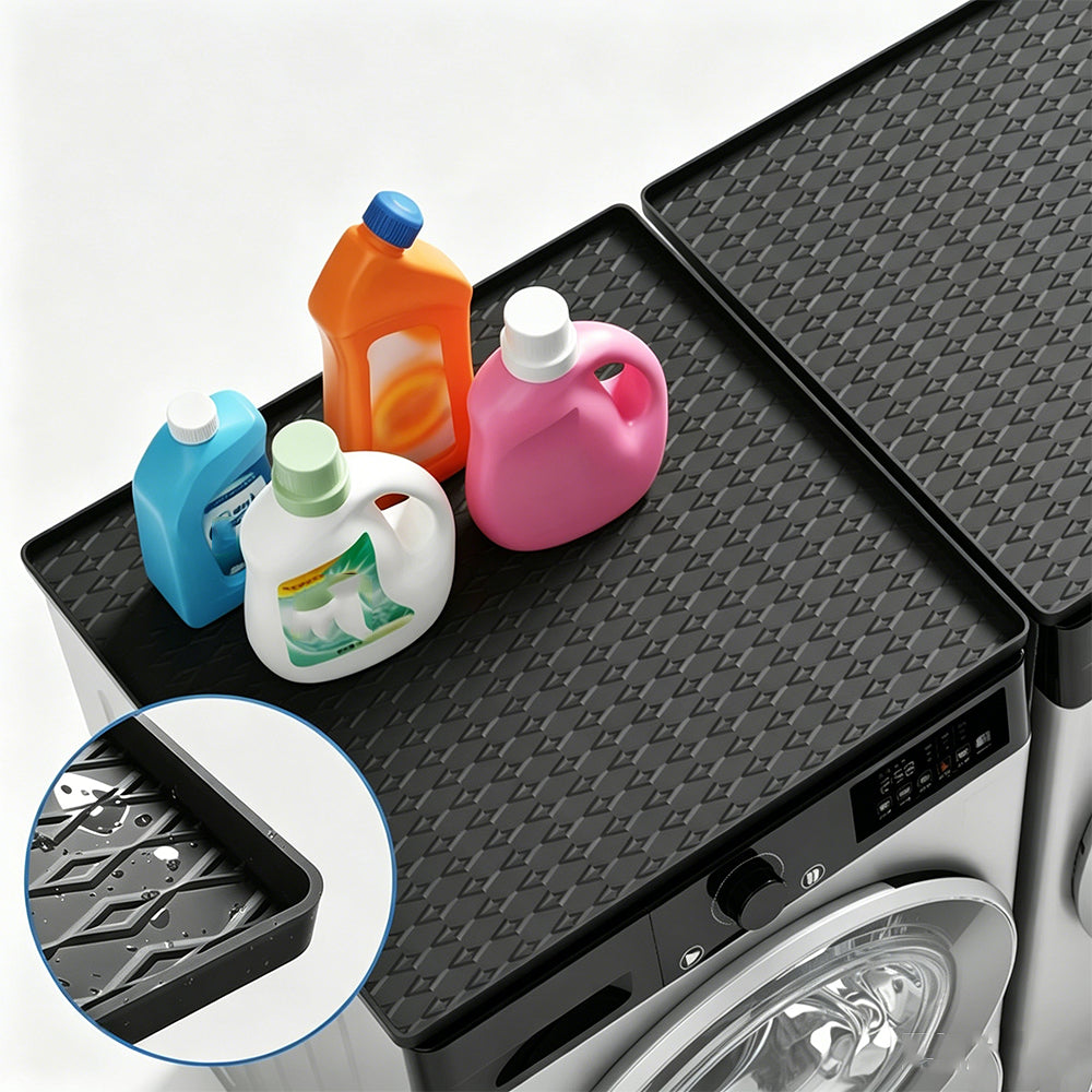 Silicone Protective Mat for Washing Machine Mat Dryer Top Dust Proof
