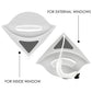 Double Sided Window Cleaner Glazed Window Glass Wiper Clean Brush Tools