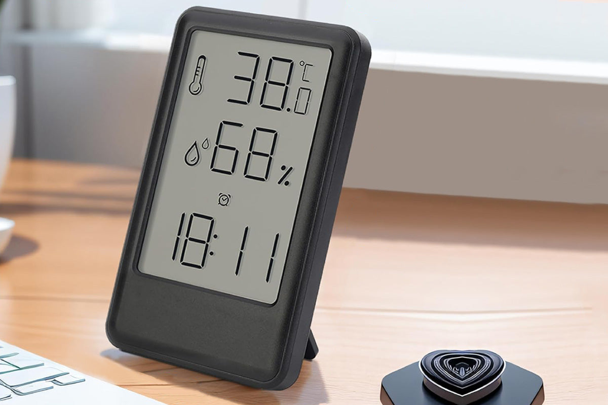3 in 1 Digital Hygrometer Indoor Room Thermometer and Digital Clock