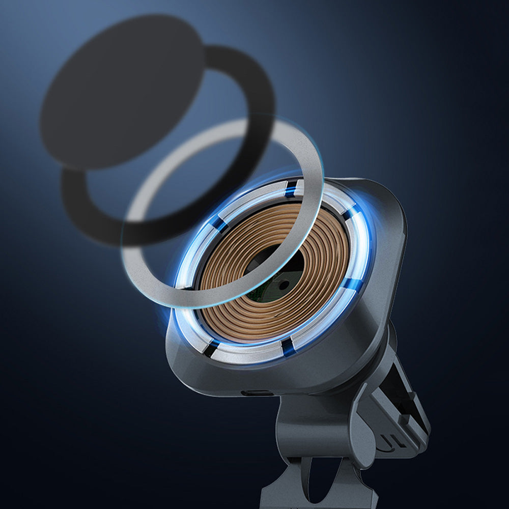MagSafe Compatible 15W Wireless Car Charger Mount for iPhone