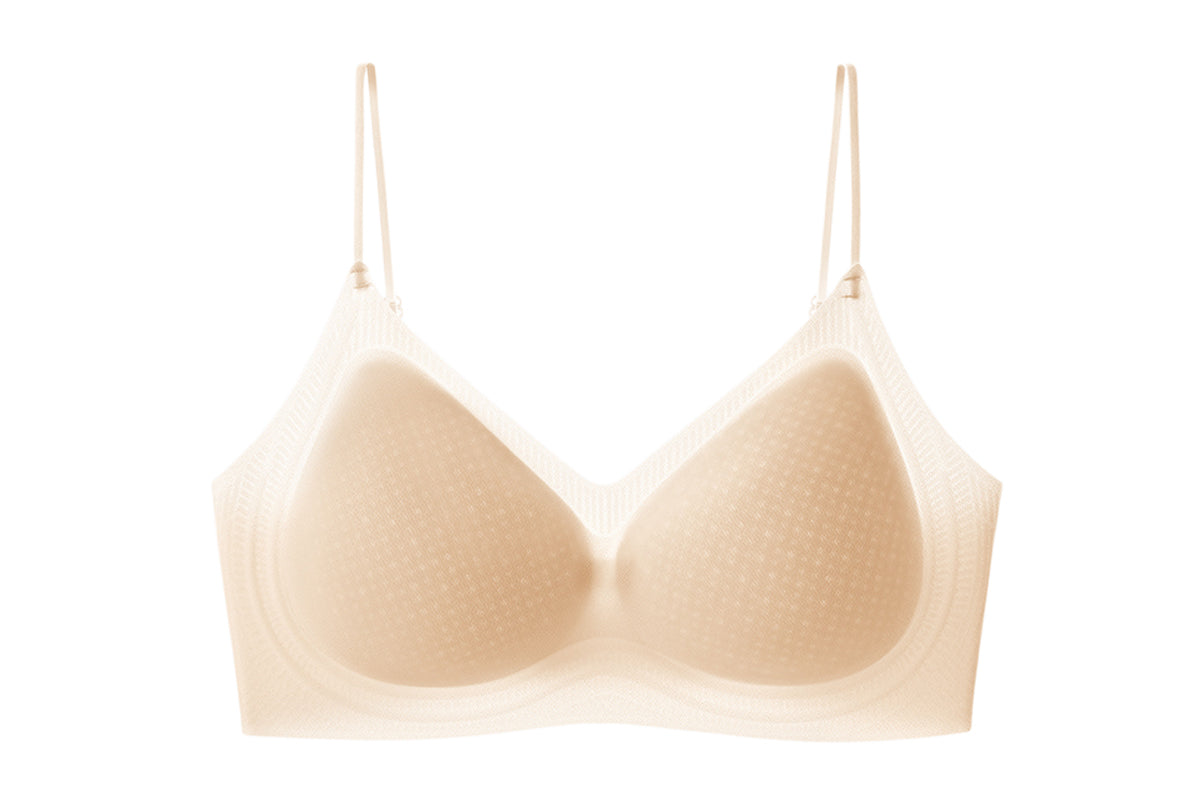 2 X Seamless Non Wired Bra Lightweight Breathable Push Up Bra