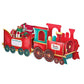 Santa Gift Train Christmas Cardboard Gift Box Present Holder Home Decoration