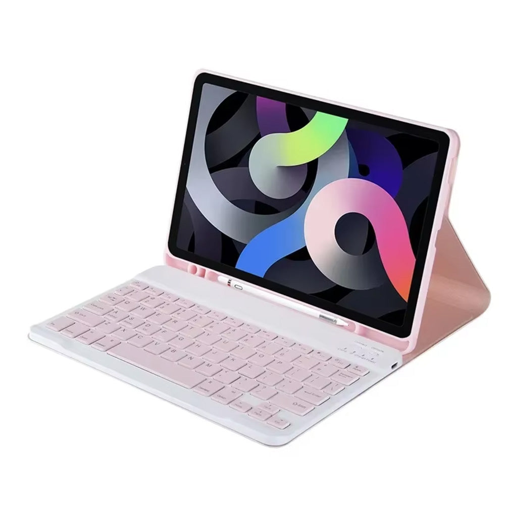 Keyboard Case and Mouse for Samsung Tab S11 S10 S9 S8 S7 11 Inch Models-Pink