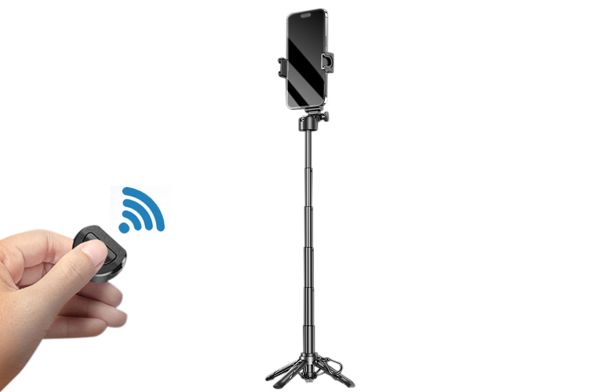 Mini Bluetooth Remote Selfie Stick Holder Handheld Tripod Stand For Mobile Phone