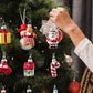 Glass Painted Christmas Ornaments Christmas Tree Hanging Decorations