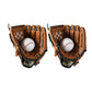 2Pcs Baseball Glove Softball Mitt for Teens Adults Softball Training