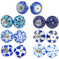 7Pcs Ceramic Cabinet Drawer Knobs – Cupboard Door Handles Pulls for Furniture