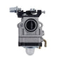 15mm Carburetor for 33cc 43cc 52cc 2-Stroke Brushcutter Whipper Snipper Chopper Trimmer Weed Eater Carb Replacement