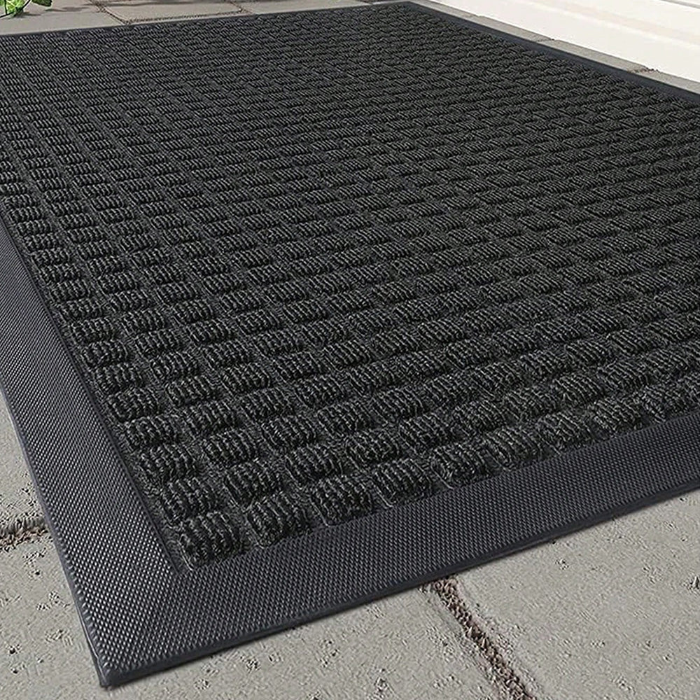 45x75cm PVC Entrance Floor Mat with Slip Resistant Rubber Backing