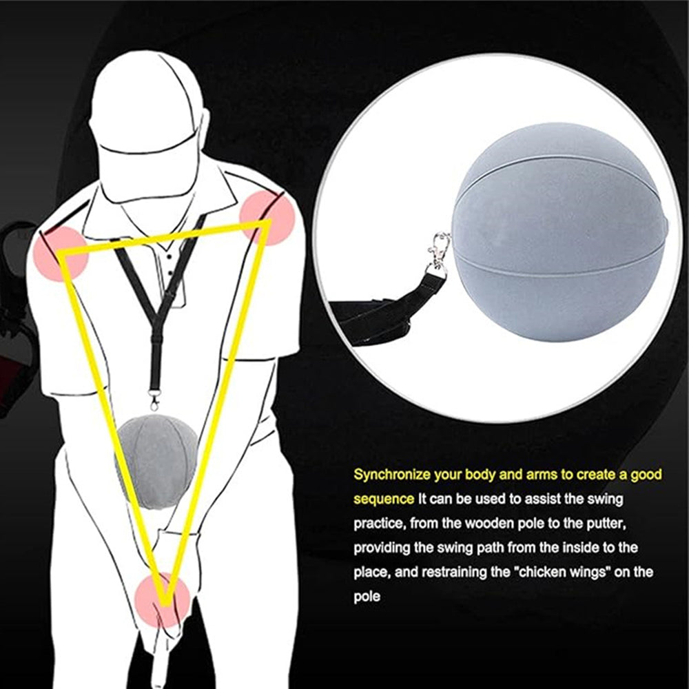 Golf Swing Trainer Practice Posture Correction Training Aid