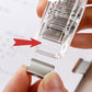 2Pcs Portable Clip Stapler with 100 Reusable Clips Push Style Paper Clamp for Office School Home