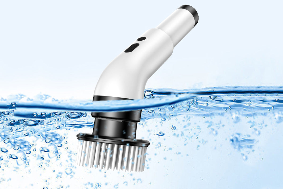 Electric Spin Scrubber with 9 Replaceable Brush Heads Cordless Bathroom Scrubber for Tile Kitchen