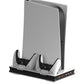 For PS5 Vertical Stand Cooling Fan with Dual Controller Charging Dock Station