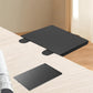 Clamp-On Engineered Wood Desktop Extender Tray with Foldable Armrest