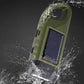Hand Crank Solar Powered Flashlight Emergency Rechargeable LED Flashlight