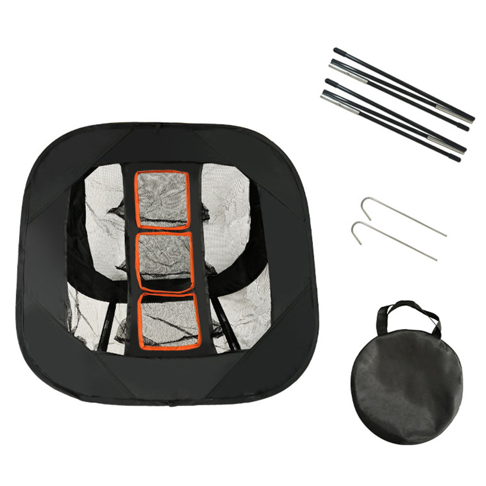 Portable Golf Chipping Practice Net Accuracy Training Net for Indoor and Outdoor Use