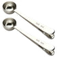 2-in-1 Coffee Scoop Bag Clip 304 Stainless Steel Spoon Bag Sealing Clip