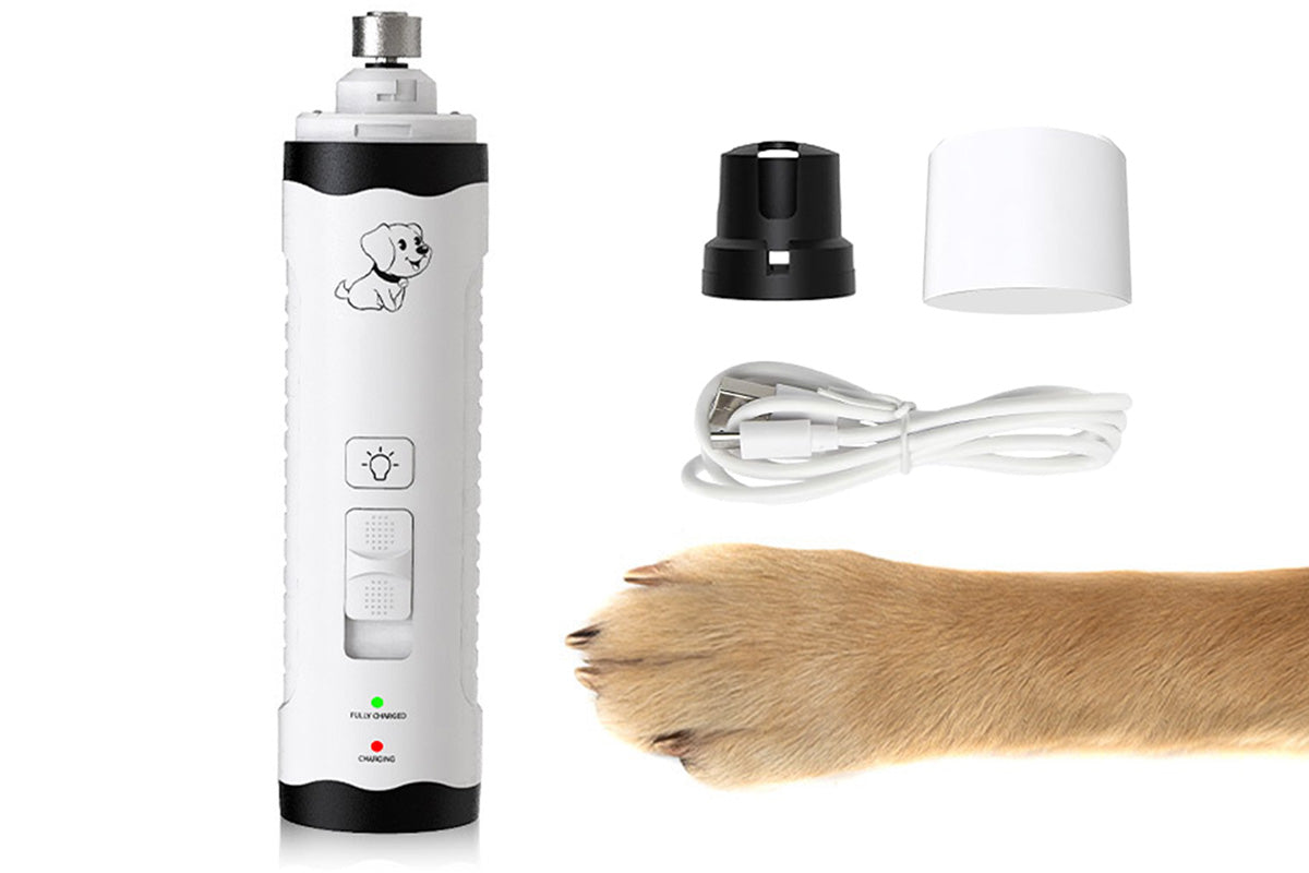 Dog Nail Grinder Electric Pet Nail Trimmer M3 Rechargeable Grooming Tool