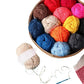 73Pcs Crochet Knitting Needles Yarn Balls and Tote Bag Set