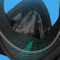 Full Face Snorkel Mask – 180 Degree Panoramic View Anti-Fog & Leak Proof-Black