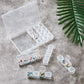 Clear Mini Multi-Functional Portable Jewelry Pill OrganizerBox