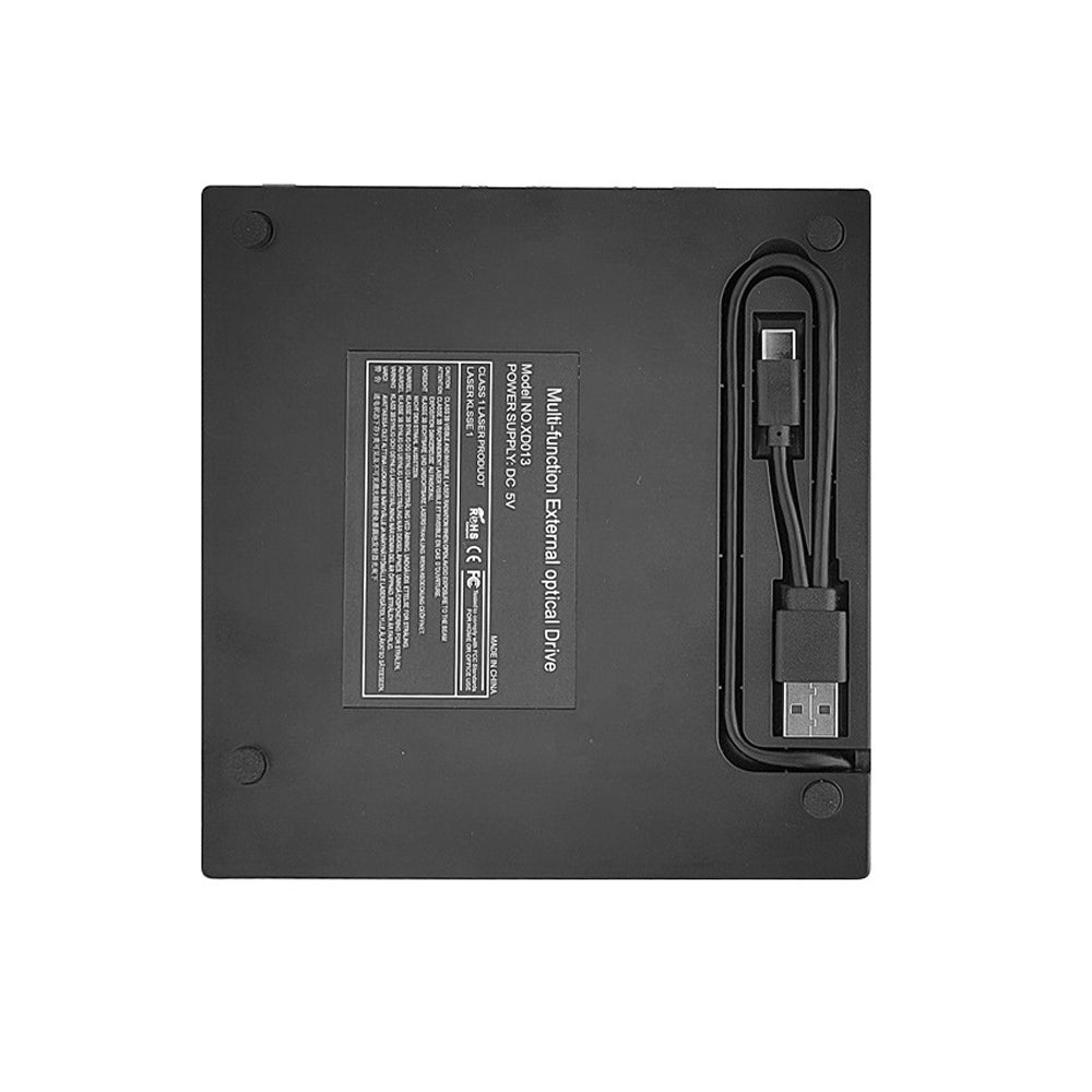 2Pcs External CD/DVD Drive USB 3.0 Ultra-Slim Portable Burner