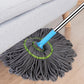 2Pcs Detachable Pole Fibre Self Wringing Mop with a Replacement Head