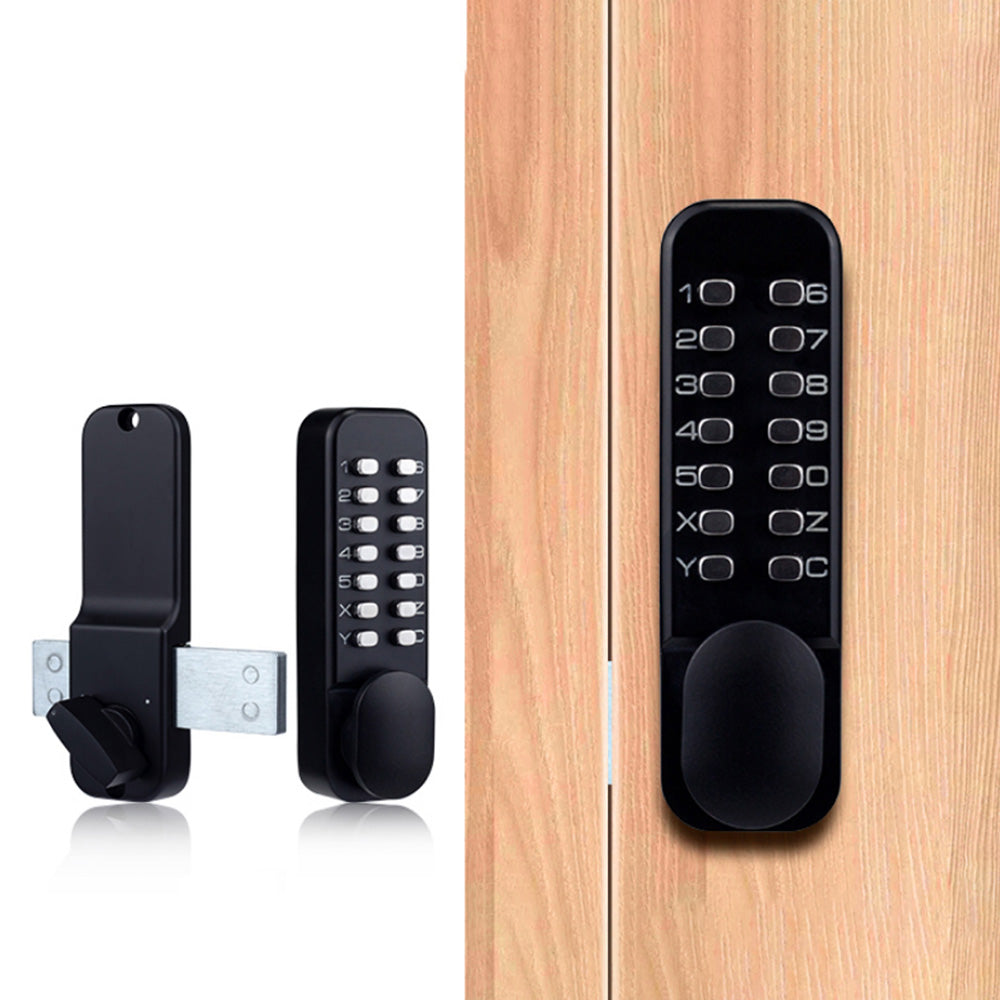 Keyless Entry Lock Mechanical Door Lock with Keypad Set Waterproof Lock