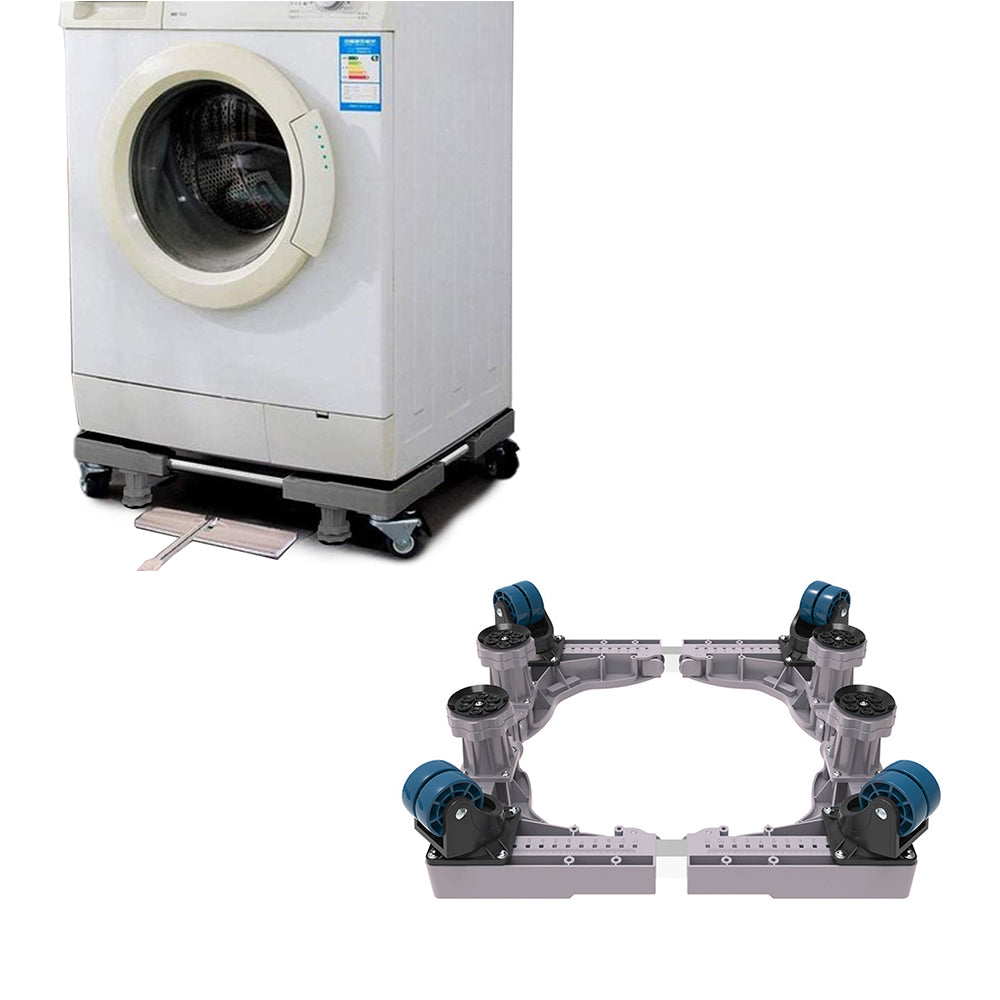 Movable Washing Machine Stand Adjustable Refrigerator Wheels Washer Dryer Base