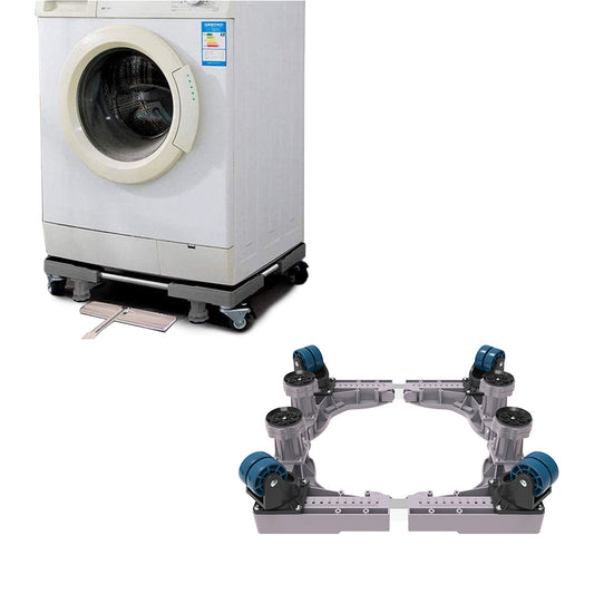 Movable Washing Machine Stand Adjustable Refrigerator Wheels Washer Dryer Base