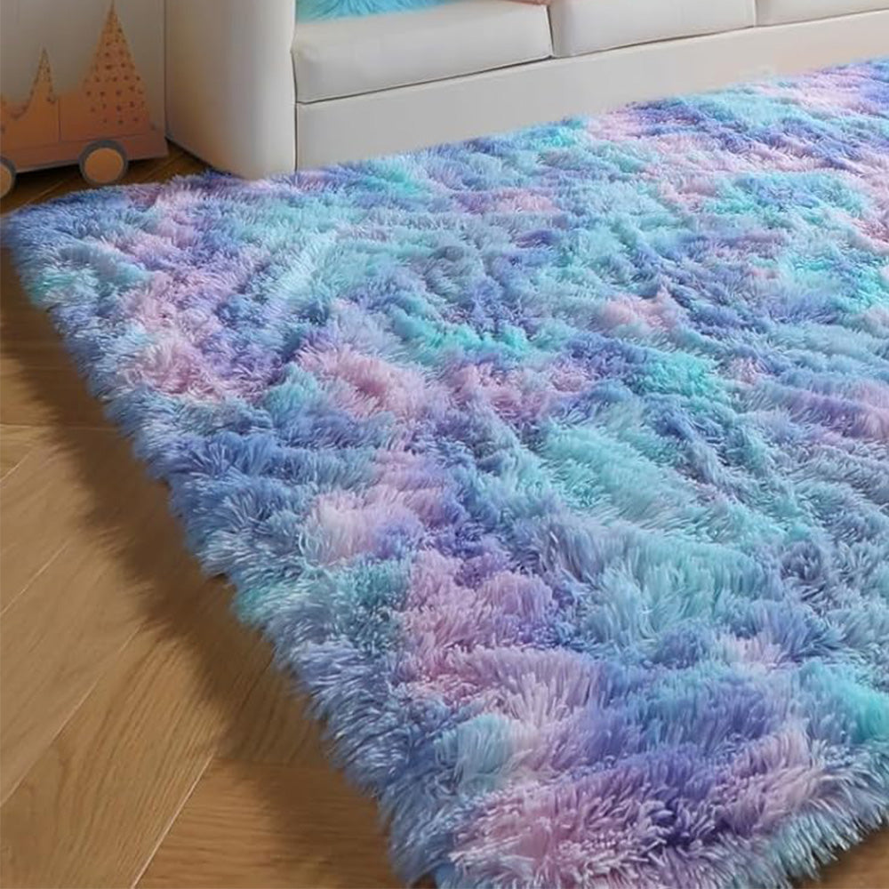 Plush Area Rug Soft Fluffy Carpet for Bedroom Living Room Dorm Room-Style 1