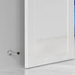 4 Pack Stainless Steel Door Stop Strong Adhesive No-Drill with Rubber Bumper