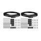 5m Heavy Duty Curtain Rail Track Set Flexible Rail Window Curtain Track