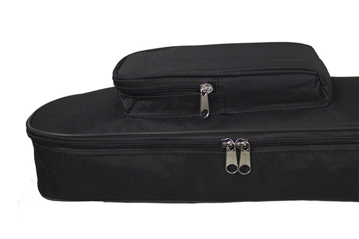 41 Inch Black Dual Strap Protective Guitar Bag for Acoustic and Electric Guitars