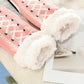 Non-Slip Fluffy Slipper Socks for Women Cozy Winter Warm House Socks