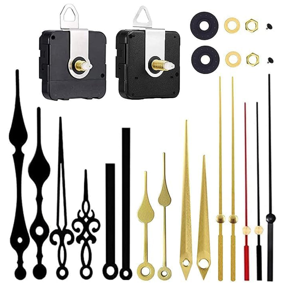 Replacement Quartz Clock Movement Mechanism Motor Metal Hands Fittings
