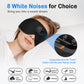 White Noise Sleep Mask Wireless 5.2 Bluetooth Sleep Headphones