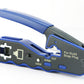 RJ45 Crimp Tool Pass Thru Ethernet Crimper for Cat5e Cat6 Cat6a 8P