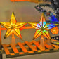 Led Pentagram Christmas Tree Top Light