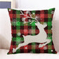 45x45cm Linen Christmas Pillow Cover Throw Pillowcase