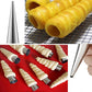 10- Pack Steel Pastry Cream Horn Moulds Large Baking Conical Tube Cones