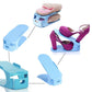 4 Pack Creative Shoes Rack Adjustable Shoe Slots Organizer Storage Holder