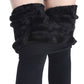 Solid Color Womens Winter Warm Plush Lined Leggings Thick Thermal Skinny Pants