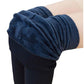 Solid Color Womens Winter Warm Plush Lined Leggings Thick Thermal Skinny Pants